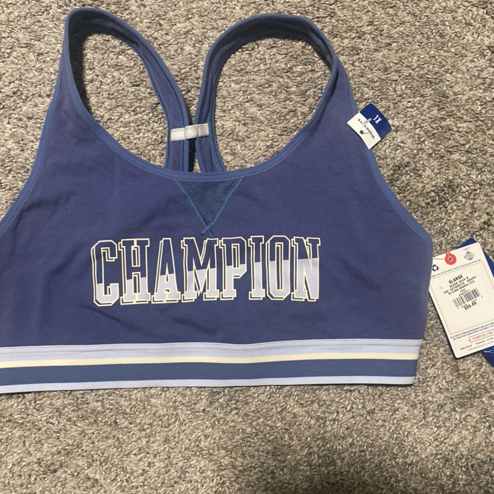 Champion Blue Sports Bra